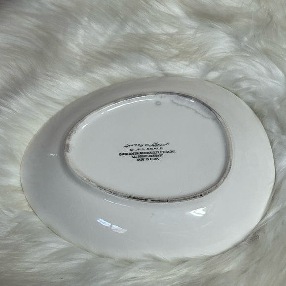 Whimsy Collection Jill Seale Boston Warehouse Set of 4 Plates - Picture 5 of 16